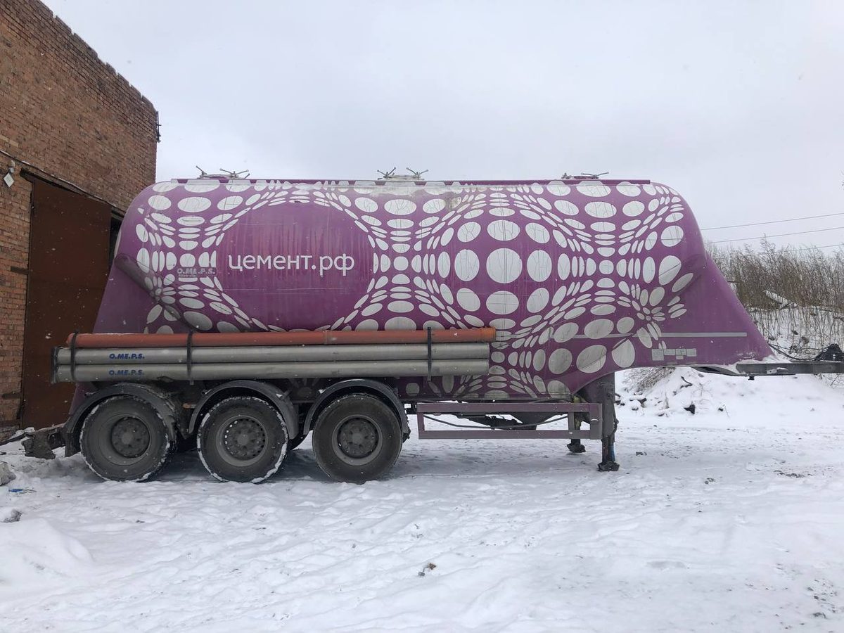 Цементовоз до ремонта